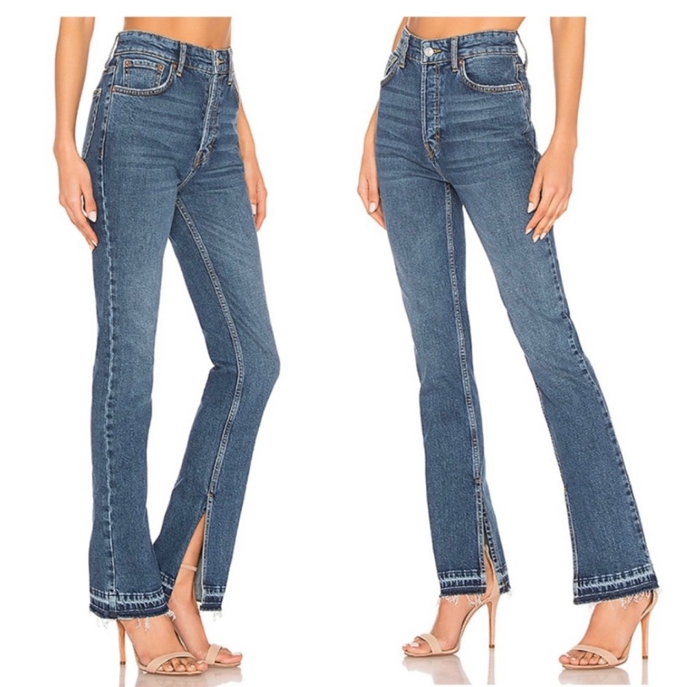 Free people jeans worn once